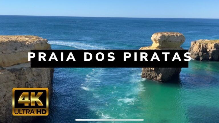 4K Paradise Beach Walk – Praia dos PIRATAS / PIRATE BEACH  – Portugal Beach – Algarve 2022