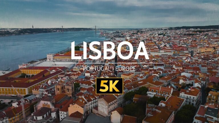 5K Europe Portugal Travel Guide 유럽 포르투갈 여행지 추천 리스본 랜선여행 가이드 | 시네마틱 감성영상 | DJI 매빅3 시네 드론, 소니 a7c