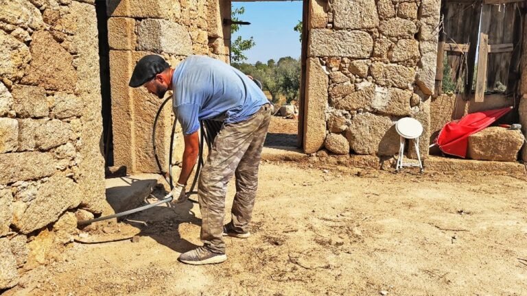 Abandoned Stone House Renovation | Laying Electricity With Bluetti – Ep.7