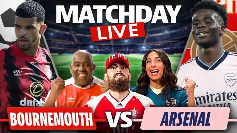 Bournemouth vs Arsenal | Match Day Live