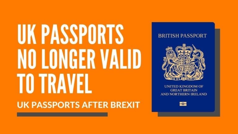 British Passports After Brexit: UK Passports Not Valid To Travel