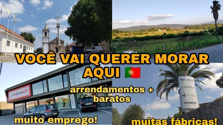 COMO SÃO AS ALDEIAS EM PORTUGAL 🇵🇹| MUITA OPORTUNIDADE DE TRABALHO E QUALIDADE DE VIDA ❤️