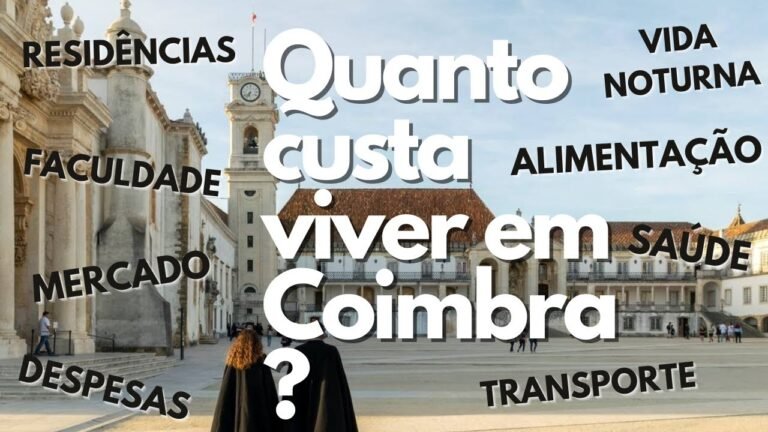 CUSTO DE VIDA em COIMBRA 2022 (TUDO o que você precisa saber!) | Ana Laura Girardi