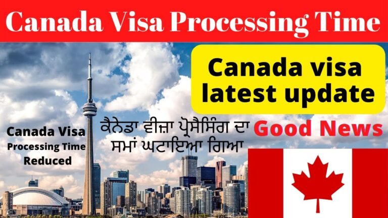 Canada Visa Processing Time | Canada Visa Latest Update | Canada Tourist Visa Update Canada work