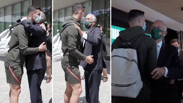 Cristiano Ronaldo meet with President of Portugal after elimination of Euro 2020