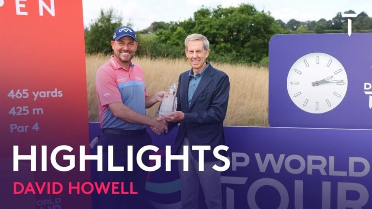 David Howell's 700th DP World Tour Appearance | 2022 Cazoo Open Supported by Gareth Bale