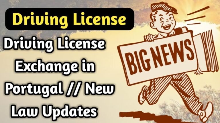 Driving license exchange in Portugal 2022 | new law updates |