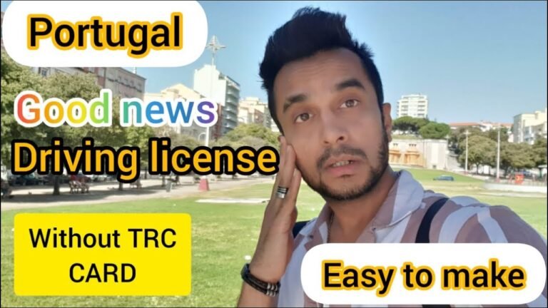 Driving license in Portugal | get driving license without TRC in Portugal