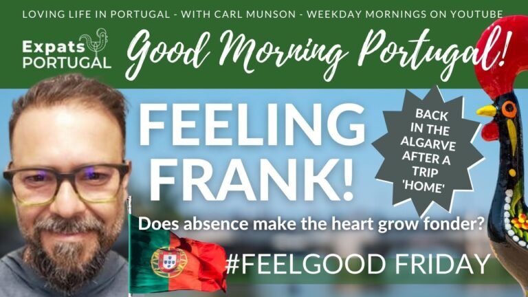 Feeling Frank on Feelgood Friday Good Morning Portugal!