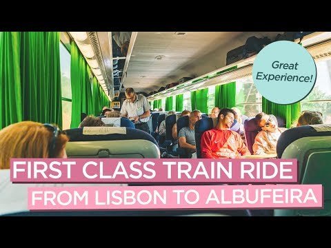 First Class Train Ride Experience From Lisbon to Albufeira in Portugal