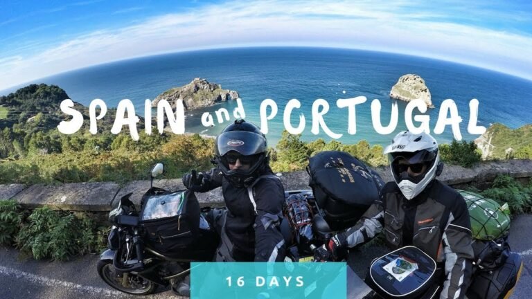 France, Spain and Portugal Moto Travel [GoPro]