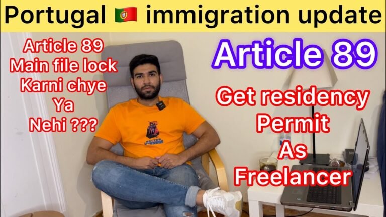 Get portugal 🇵🇹 residency card as a Freelancer | Portugal 🇵🇹 immigration update 2022