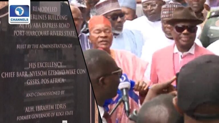 Gov Wike, Ex-Gov Ibrahim Idris Commission Remodelled Waterlines Building  |LIVE|