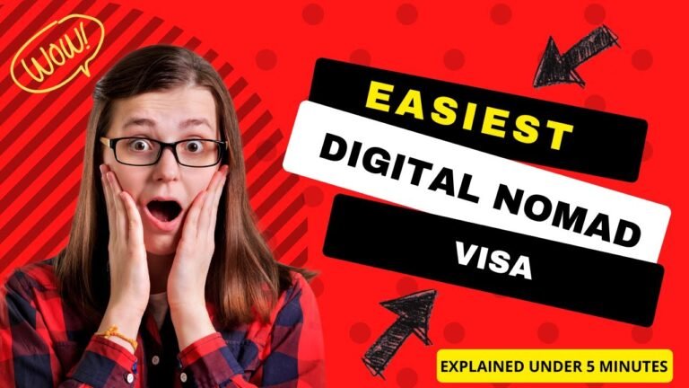 How to GET PORTUGAL DIGITAL NOMAD VISA under 5 minutes? Digital Nomad Visa Explained #digitalnomad