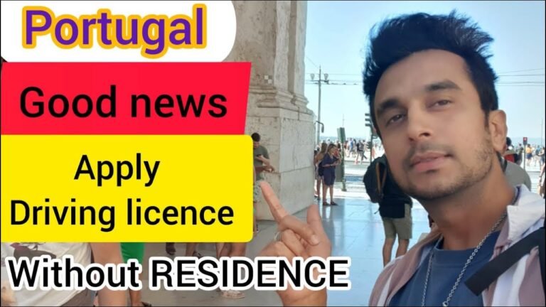 How to apply driving license in Portugal | Portugal immigration driving license without TRC