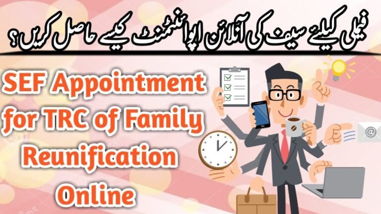 How to get SEF appointments for TRC of family reunification online | Portugal immigration |