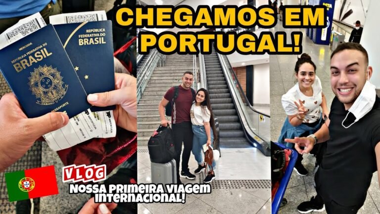 INDO MORAR EM  PORTUGAL + DESPEDIDA DA FAMÍLIA + IMIGRAÇÃO- VIAGEM COMPLETA | Nayara Barbosa Vlog