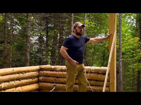 In the Canadian Wilderness Building an Off Grid Log Cabin