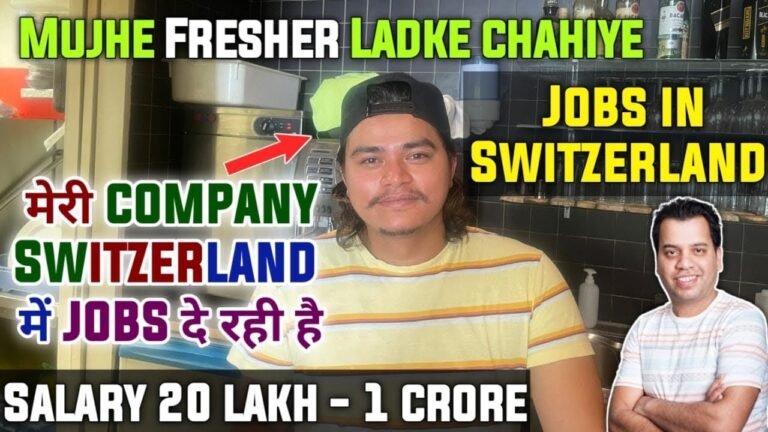 Jobs in Switzerland for Indians, Pakistani, Nepali & Bangladeshi | Jobs In Switzerland | Chef Jobs