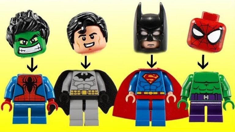 LEGO Superhero Change Super Power Using the Magic Color House