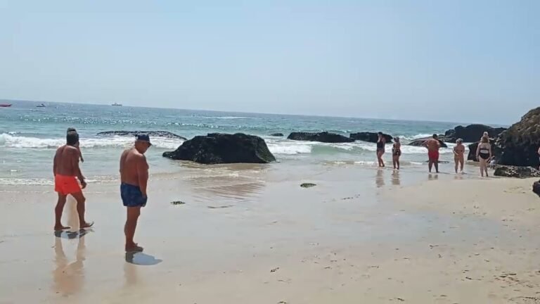 Nazare , Portugal Beach