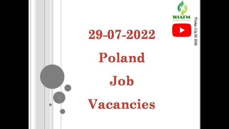 POLAND WORK PERMIT VISA 2022|HOW TO GET FREE POLAND jobs 2022 FROM INDIA | POLAND FREE VISA 29072022