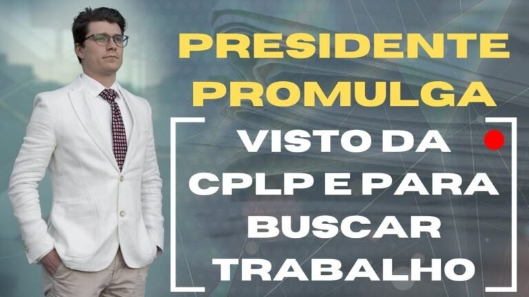 PRESIDENTE PROMULGA OS NOVOS VISTOS DE PORTUGAL E BENEFICIA MILHARES DE ESTRANGEIROS! (Ep. 885)