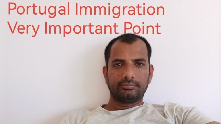 Portugal Immigration very important Point