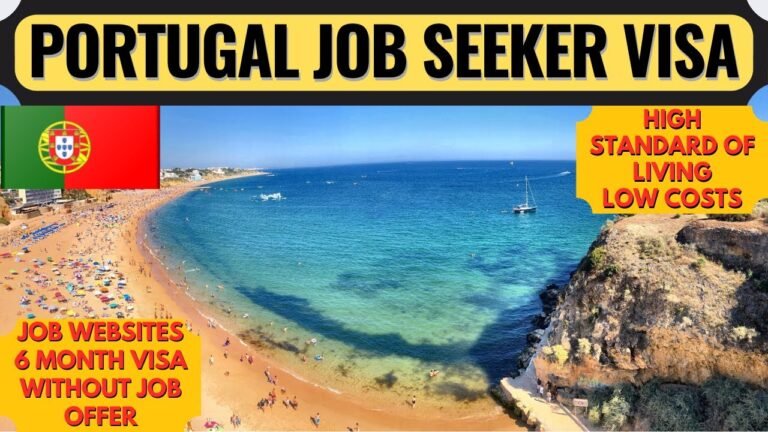 Portugal Job Seeker Visa 2022 | Moving to Europe Without a Job Offer | Portugal Work Permit Visa