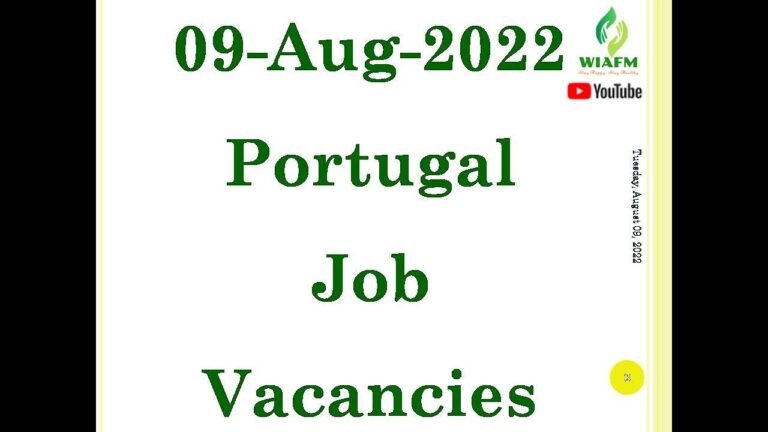 Portugal WORK PERMIT VISA 2022|HOW TO GET FREE Portugal jobs 2022 FROM INDIA | ANY COUNTRY|09AUG2022