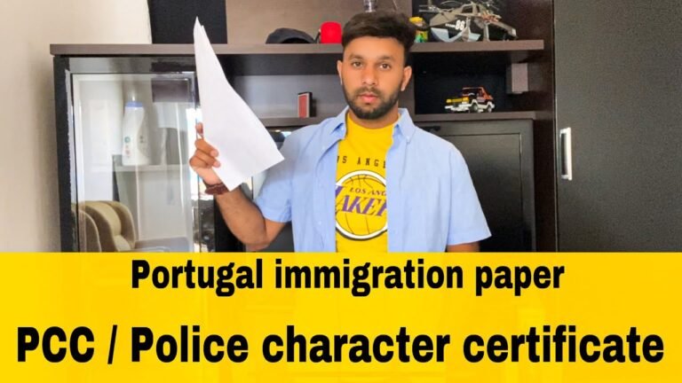 Portugal immigration paper pcc