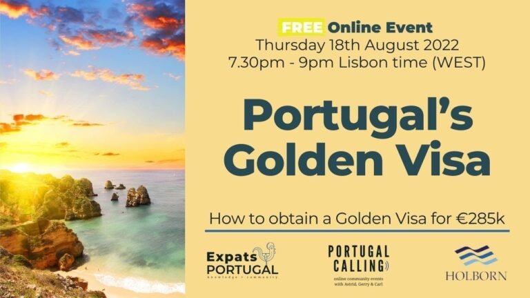 Portugal’s Golden Visa – A Portugal Calling Webinar