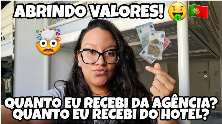 QUANTO EU RECEBI? 🤑🇵🇹 PRIMEIRO SALÁRIO EM PORTUGAL.