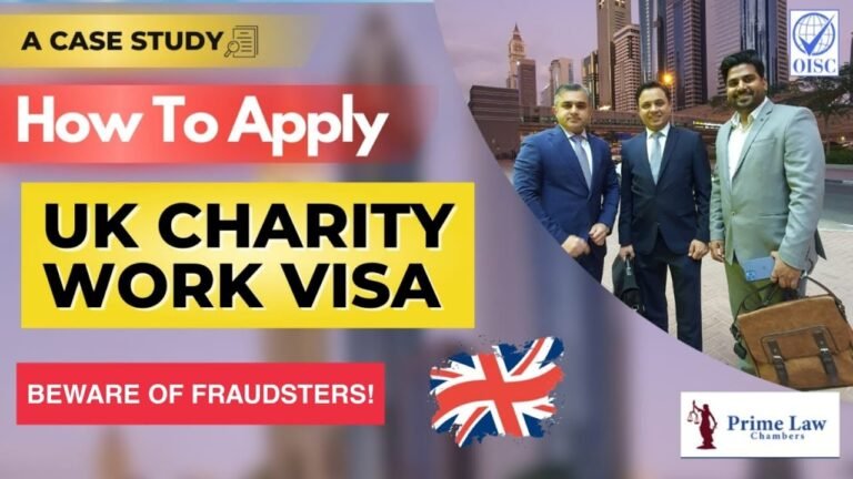 Relocate to UK via Tier 5 Visa | UK Charity Worker Visa | How to apply | UK Immigration Case study |