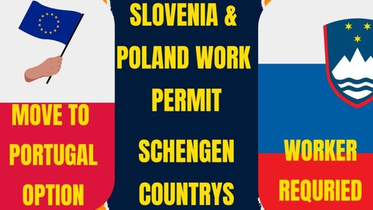 SCHENGEN SLOVENIA & POLAND WORK PERMIT MOVE TO PORTUGAL OPTION!! VISA EXPERTS