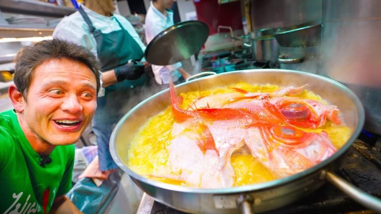 Shocking SEAFOOD in Spain!! HUGE RED FISH – Cooked 2 Ways is Insane!!