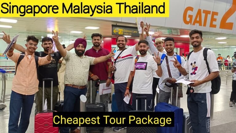 Singapore Malaysia Thailand group tour video travel history package  cheapest price packages