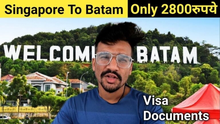 Singapore to Batam / Only 2800/- रुपये में