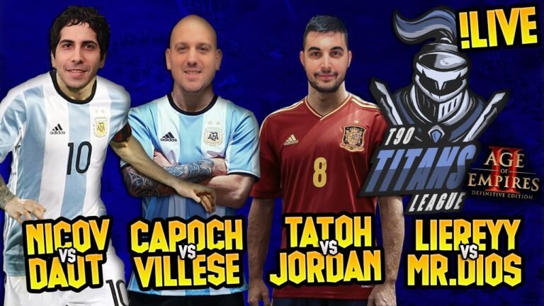 TITANS LEAGUE: CAPOCH vs VILLESE – NICOV vs DAUT – LIEREYY vs MR.DIOS – TATOH vs JORDAN / HOST T90