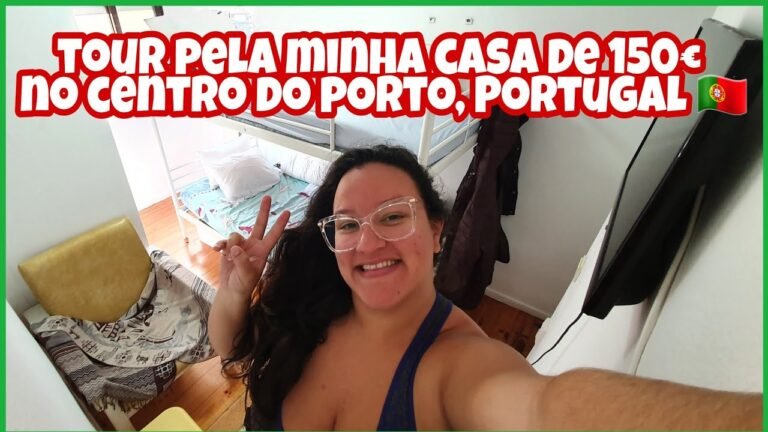 TOUR PELA MINHA CASA DE 150€ NO CENTRO DE PORTO, PORTUGAL 🇵🇹