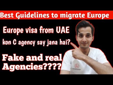 🇦🇪 UAE to Europe 🌍 Kon C agency main apply Karna ha ap nay ? which UAE agency is the best for Europe