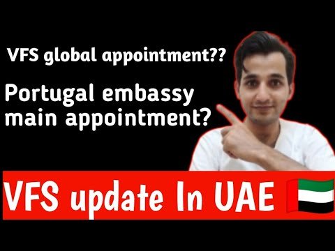 VFS appointment update for Europe|| Portugal work permit VSF global appointment update|| Europe visa