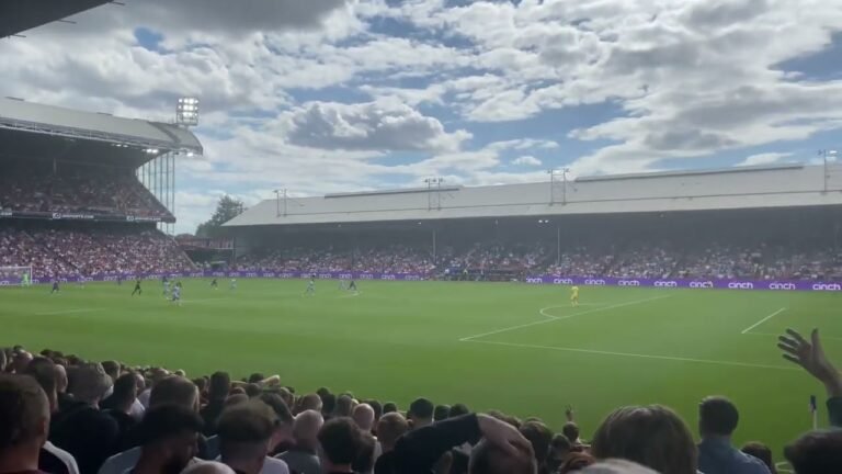 Zaha levels the score Crystal Palace 3-1 Aston Villa