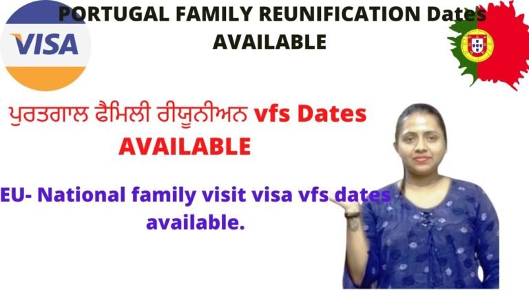 #portugal #family #reunion #vfs #appointments #available Eu national family #visit  visa appointment