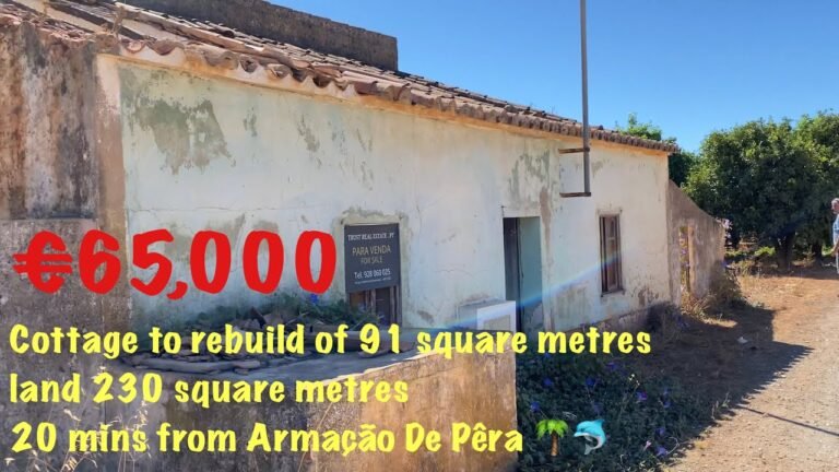 🇵🇹 sweet cottage to rebuild 20 mins from the sea  🇵🇹  how much do we pay for electricity