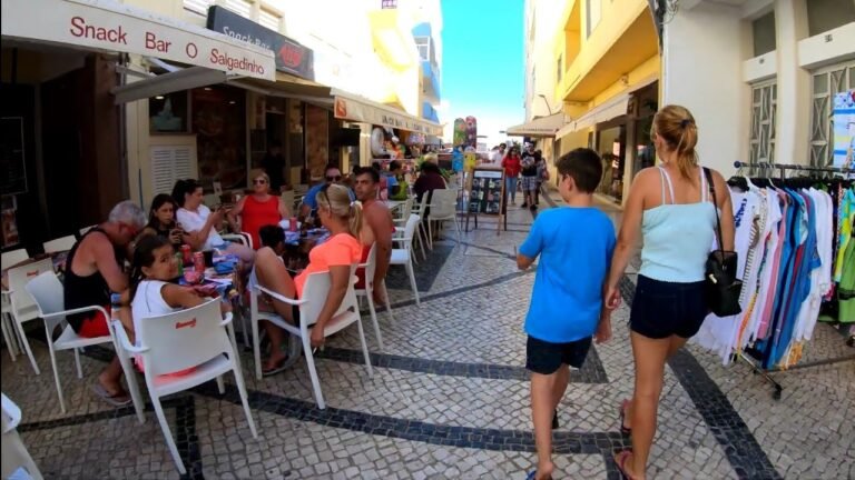 ⁴ᴷ QUARTEIRA walking tour 🇵🇹 Algarve, Portugal 4K