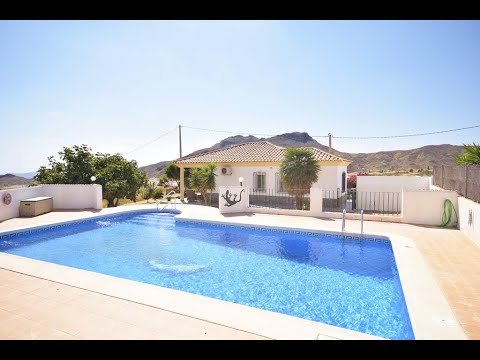 3 bedroom villa for sale in Arboleas with a 10x5m pool and stunning views / Villa Cascabel – AH13126