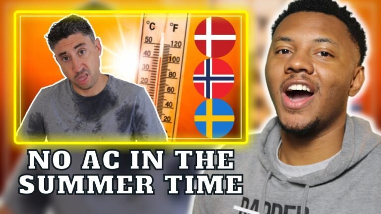 AMERICAN REACTS TO The REAL Reason Scandinavia Doesn't Have Air Conditioning | Summer in Scandinavia