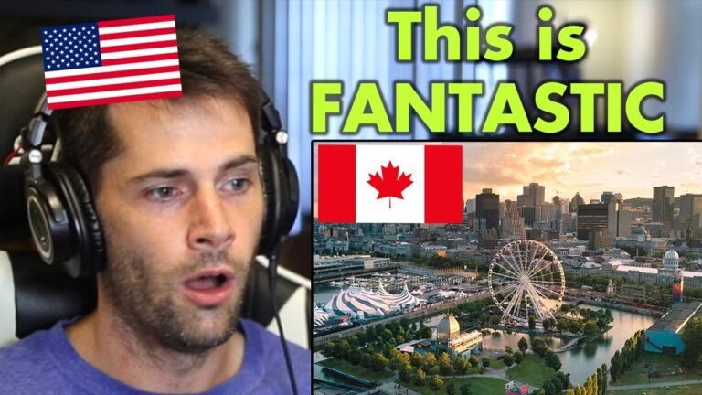 American Reacts to the BEST Things About Montreal, Canada