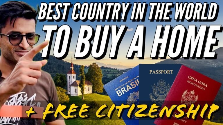 Best country in the world for real estate investment, options with free residency and citizenship